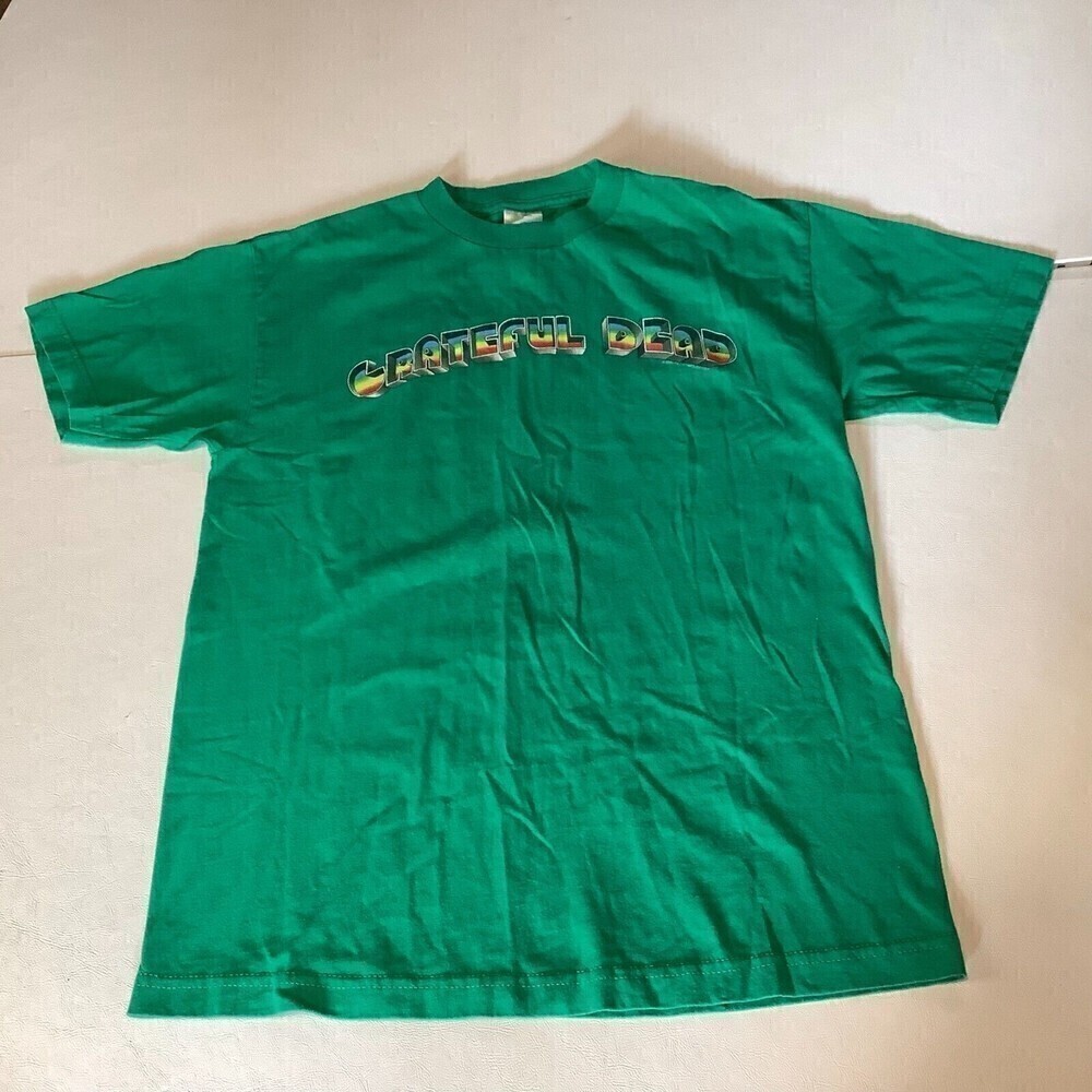 2005 Grateful Dead Green T-Shirt Size Medium AAA Tag
